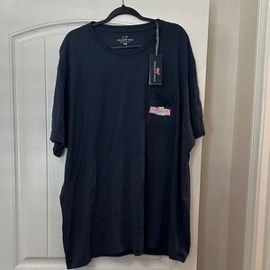 Vineyard Vines Men's Navy Short Sleeve Tee